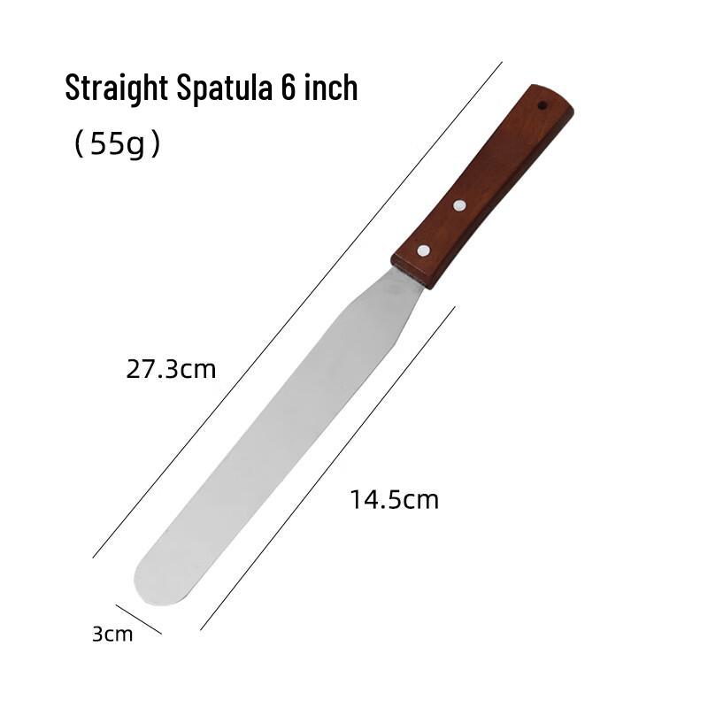 

Cmaos 6-inch Stainless Steel Baking Spatula