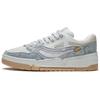 Li Ning 001 BTC Earning Money Every Day Slip Resistant Abrasion Resistant Low Top Skateboard Shoes Women's Milk Blue AGCS022-1