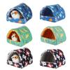 Rabbit Squirrel Comfortable Winter Hamster House Guinea Pig Nest Warm Mat Small Animal Sleeping Bed