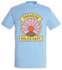 PPD T-Shirt Zabawny Raj Symbol Znak Policyjny Departament PD Logo Geralda