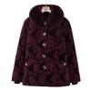 Elderly Women's Retro Fleece-Lined Winter Jacket