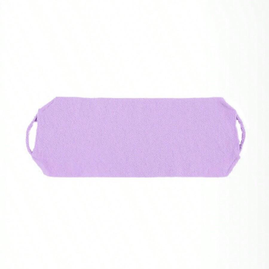 Elastic Long-Handled Back Scrubber Towel - Thick Nylon Exfoliating Bath Towel 45*20cm фиолетовый