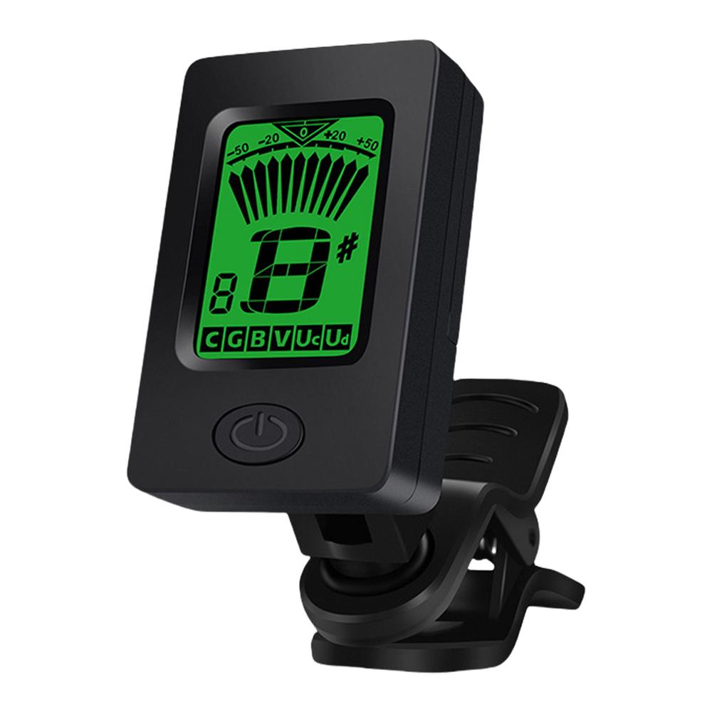 

Clip On Ukulele Tuner LCD Display Acoustics Calibration Tuner Quick Accurate Instruments Tuning For Acoustic Guitars & Electric