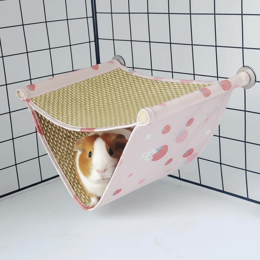 Double Layered Pet Hammock Cool Mat Hamster Jumping Platform Pet Supplies Hanging Nest  Summer