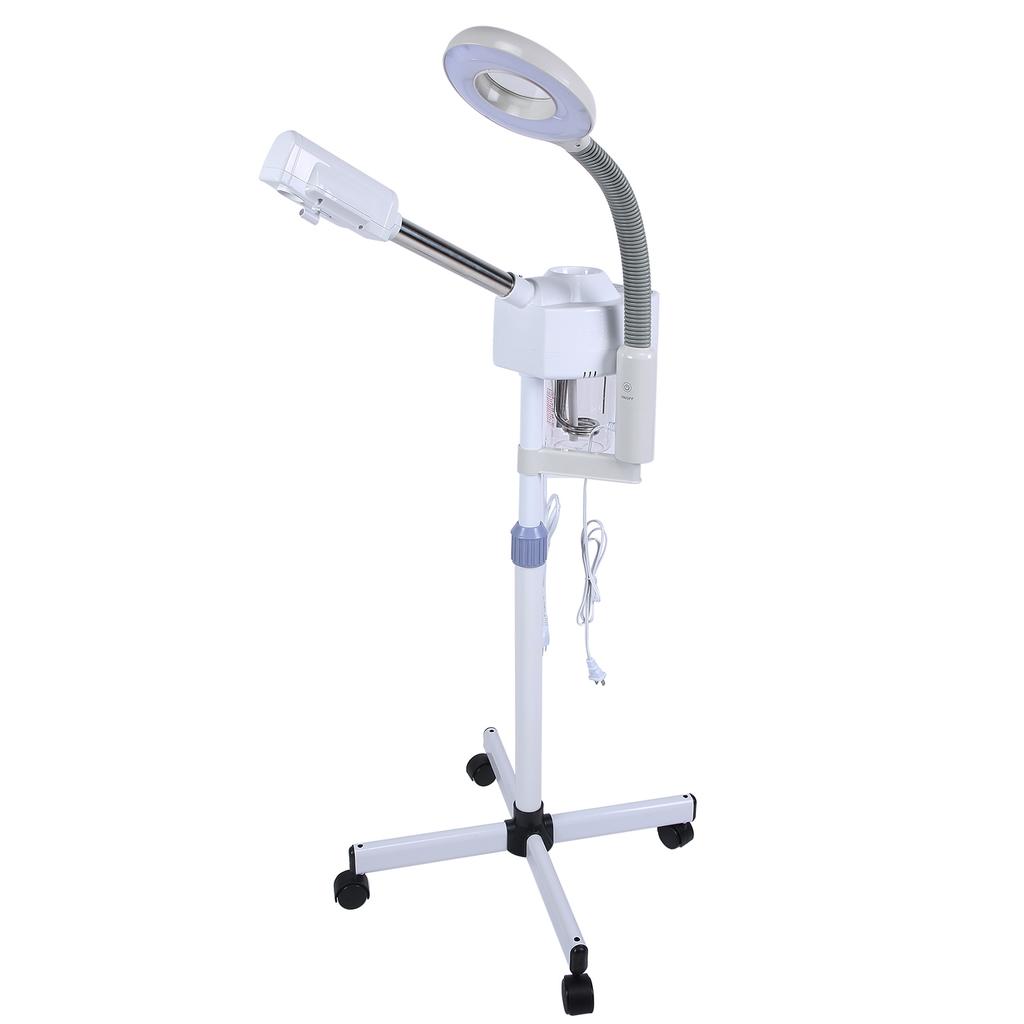 2 In 1 5X Magnifying Facial Steamer Lamp Hot Ozone Beauty Machine Spa Salon
