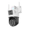 4G Waterproof Outdoor Camera with Ultra Clear Binocular Dual Lens and Night Vision for Home Monitoring.