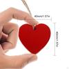 10pcs Heart Pattern Labels DIY Handwerkliches Dekor Embellishment Hanging Room Accessory Decoration