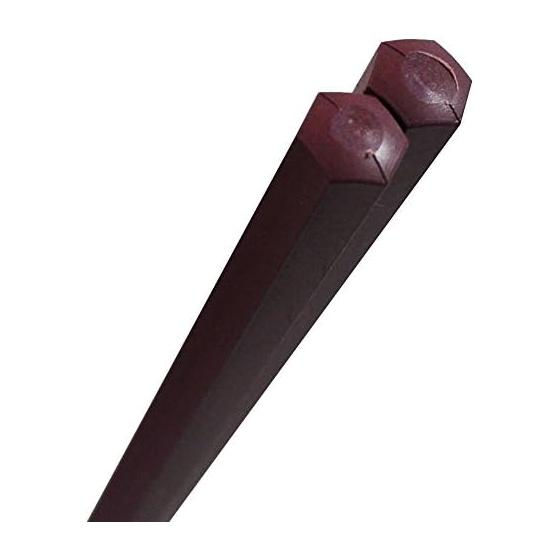 Artnap Heat-Resistant Hexagonal Plastic Chopsticks, 5 Pairs, Dishwasher Safe, Non-Slip Tip, 23cm, Made in Japan