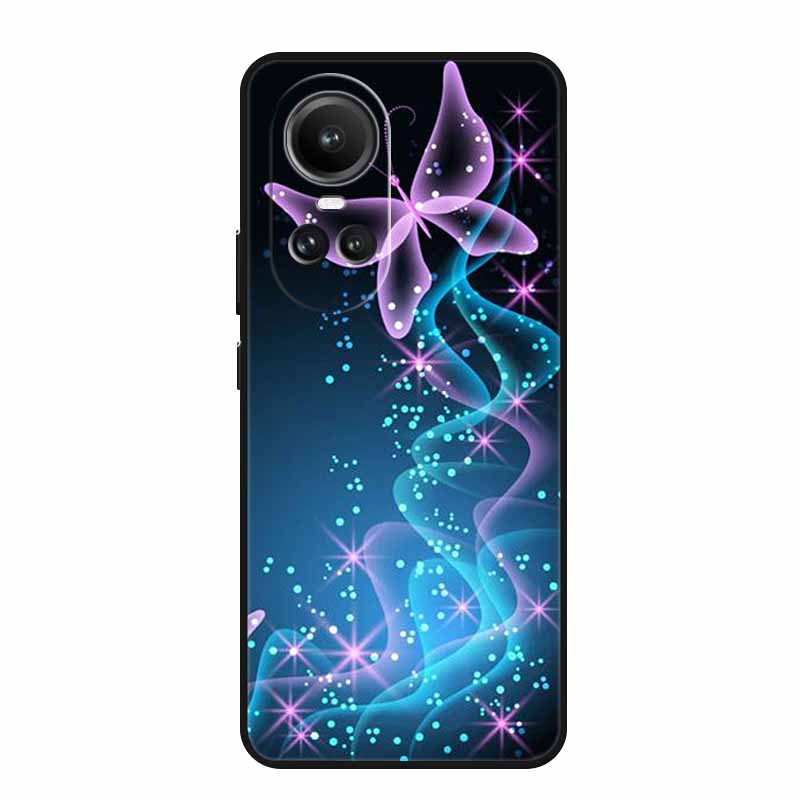 For Oppo Reno10 Pro Case Animals TPU Soft Silicone Back Cover for Oppo Reno 10 Pro 5G CPH2525 CPH2531 Protective New Phone Funda