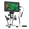 7 Inch Digital Microscope HD LCD Dispaly 1200x 12MP Soldering Microscope for Biological Observation and Watch Repair