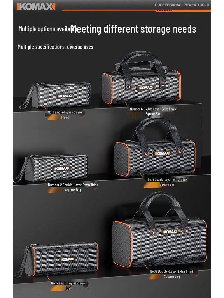 Portable Electrician's Toolkit: Durable Canvas Repair Storage Bag