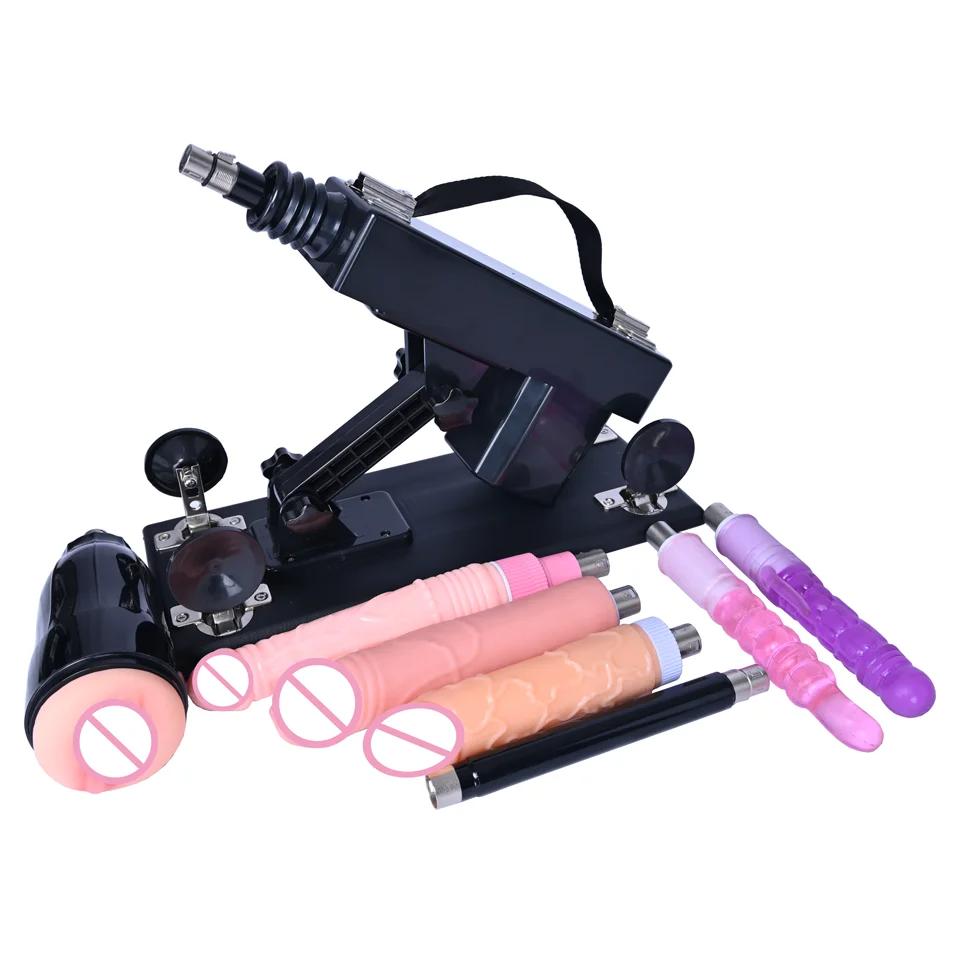 ROUGH BEAST Sex Machines for Woman Automatic Masturbation Pumping Gun 3XLR Sex Machines for Adults With Big Dildo Sex Machine Toys