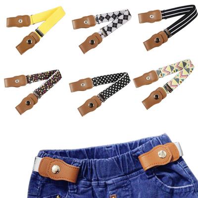 Children Kids Boy Girl Buckle Free Adjustable Elastic Waist Belt Waistband