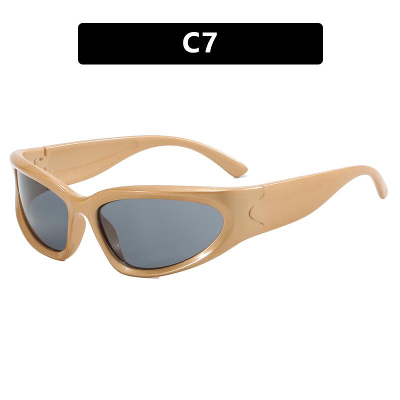 New Children Cycling Sunglasses Sun Protection Fashionable Simple Hip Hop Street Style Personalized Sporty Eyewear