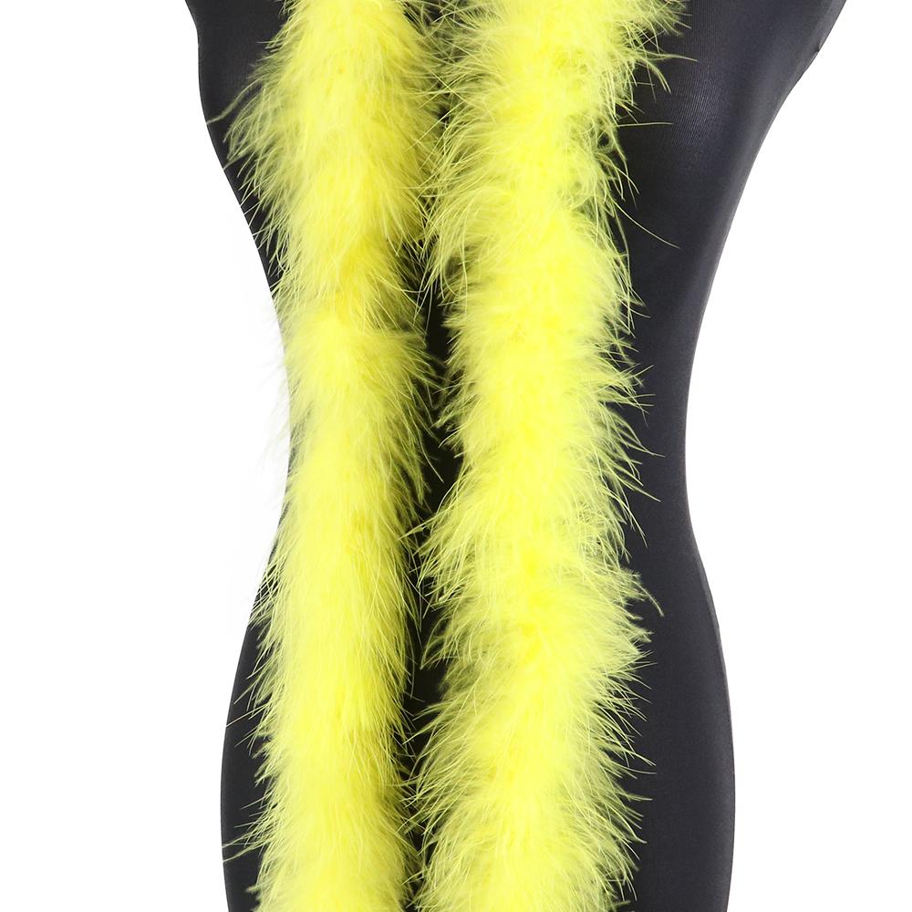 20G Měkké Marabu Peří Boa Pro Šperkařské Řemesla Doplňky Svatba Party Dekorace Pódiové Rekvizity Nadýchané Krůtí Peří