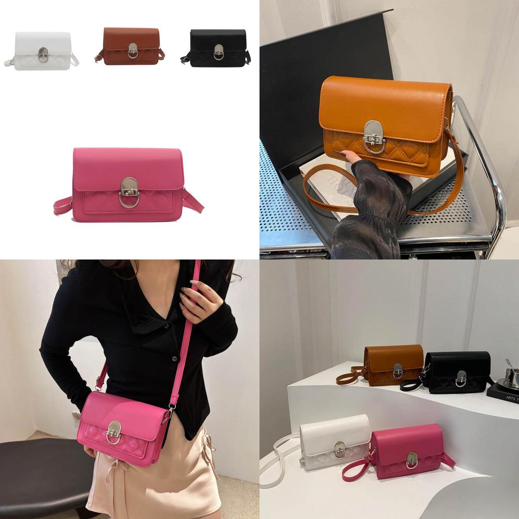 Stylish And Minimalist Square Bag For Women In Classic Black White And Brown Colors