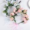 Corona de Flores Estilo Mori Diadema Nupcial - Perfecta para Viajes, Fotos, Actuaciones y Accesorios para el Cabello