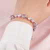 Women Bracelet Faux Pearl Faux Crystal Adjustable Tassel Retro French Style Smooth Alloy Light Luxury Daily Wear Bangle Wrist Jewelry