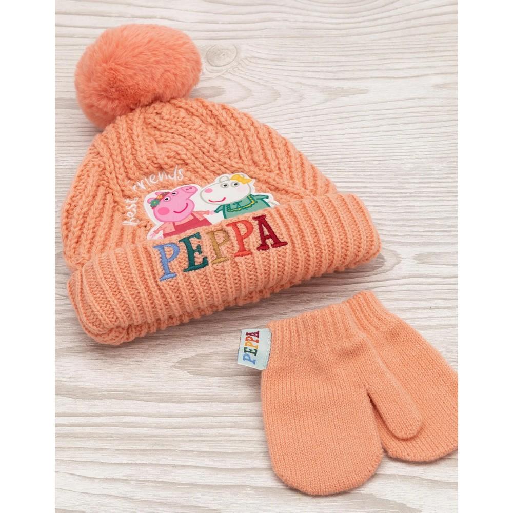 Peppa Pig Childrens/Kids Hat And Gloves Set