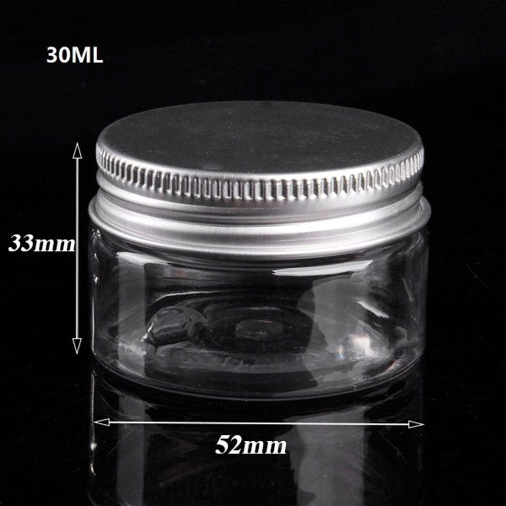30-250ML Oil Wax Storage Bottle Tin Pot Empty Jar Aluminum Cap Container