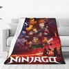 N-ninjagos Blanket  Flannel Funny Warm Throw Blankets for Bedspread Summer