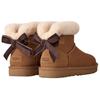UGG Classic Bailey Sheepskin Warm Versatile Casual Snow Boots Women Boots Chestnut 1178790-CHE