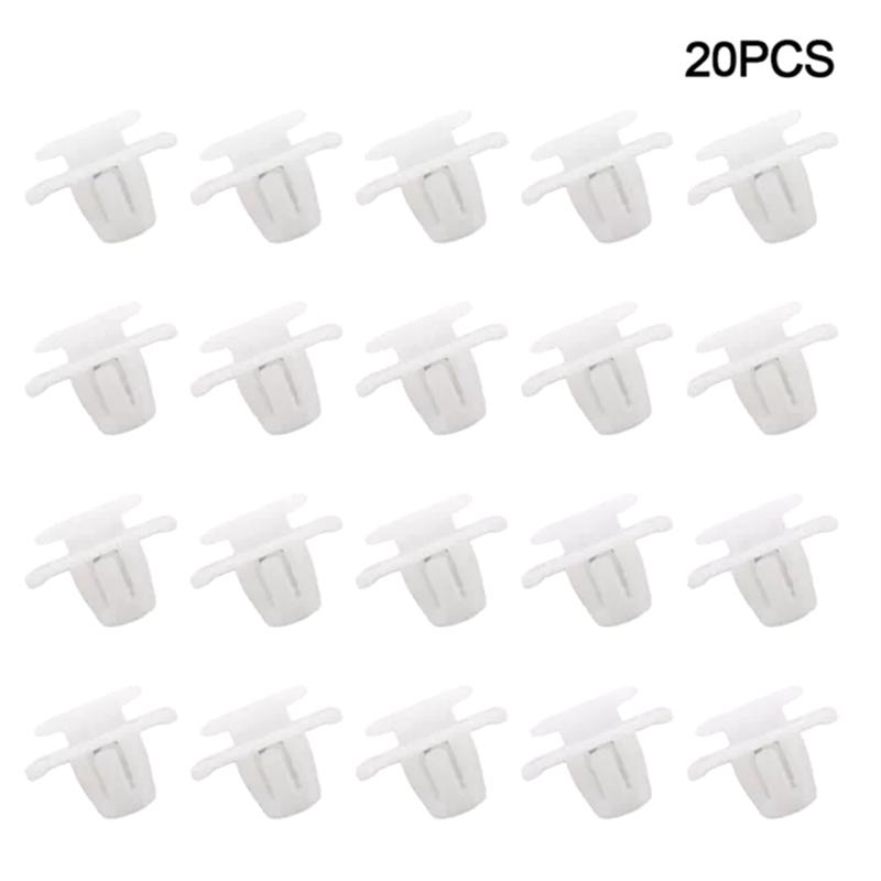 20 Pcs Lower Outer Door Weatherstrip Clip For Honda CR-V 2002-On 75315-S9A-004