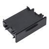 1DIN Car Radio Storage Box Multi Application ABS Black Inner Organizer Replacement for Mitsubishi