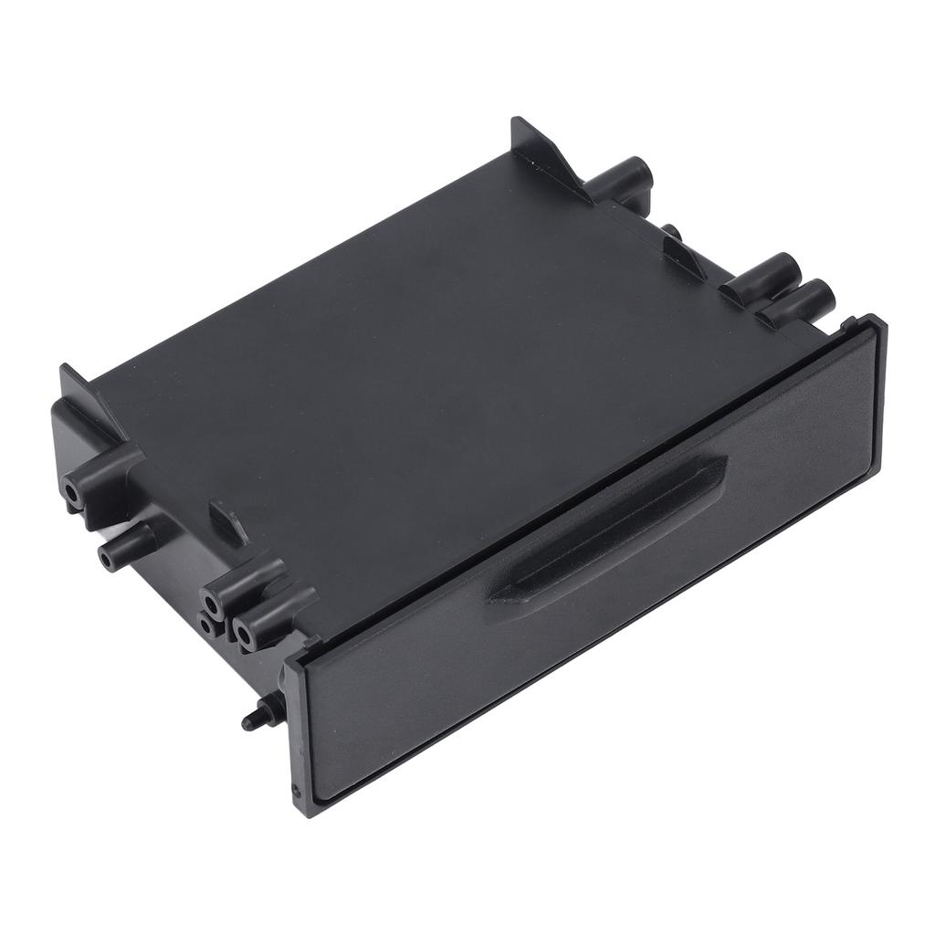1DIN Car Radio Storage Box Multi Application ABS Black Inner Organizer Replacement for Mitsubishi