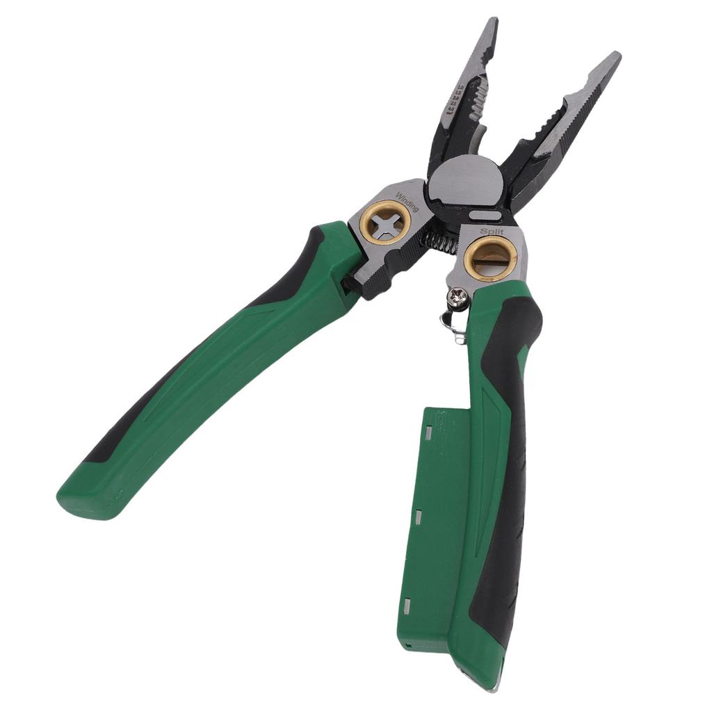 8 In 1 Wire Stripper with Voltage Tester Multifunctional Wire Stripping Crimping Cutting Pliers for Electrical Work