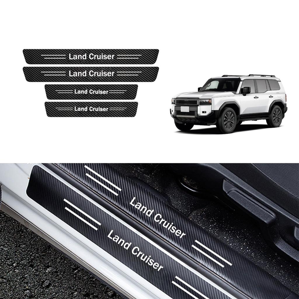 Karell 2024 Nowa Toyota Exclusive Land Cruiser 250 Osłona progu bocznego Listwa ochronna progu Land Cruiser 250 Series Listwa boczna Scuff Protect Sheet Osłona drzwi