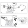 Motorcycle GPS Navigation Charging Bracket   Front Bar Mount for F750GS F850GS Aluminum Alloy Handlebar Stand Accessories