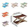 UV Resistant Folding Wooden Beach Pillow Compact Neck Support Pillow  For Sleeping Picnic