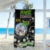 Plants Vs. Zombies Personalized Text Beach Towel Super Soft Absorbent Ideal for Travel Outdoor Swim Pool Yoga Surf Camping Hiking Gym Gift Holiday