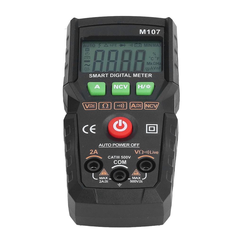 Digital Multimeter Fully Automatic Multimeter AC DC Voltage Resistance Continuity Diodes Portable Multimeter for