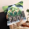 Anime Orange Pillow Case Fashion Square Pillowcase Bedroom Sofa Room Ins Decoration Leisure