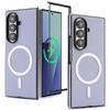Ultra Thin Carbon Fiber Leather Phone Case for Samsung Galaxy Z Fold 7 6 5 4 3 Fold7 5G Business Magsafe for Magnetic Cover Etui