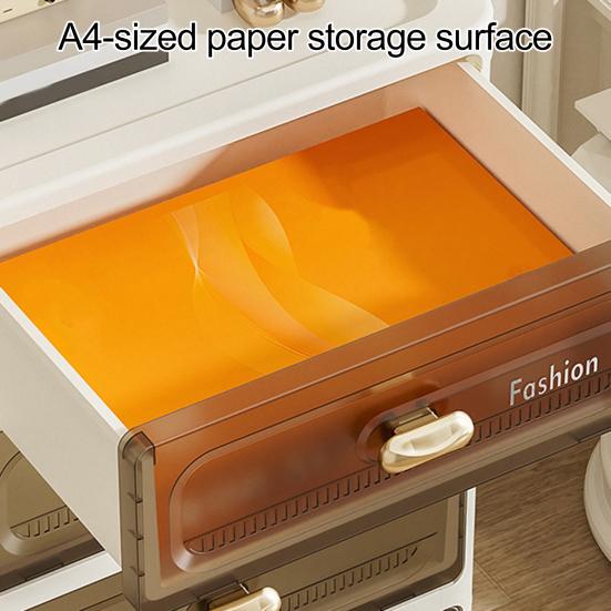 Storage Cabinet Strong Load-Bearing Heavy Duty Storage Organizer with Pulley Design Bedroom Living Room Decor