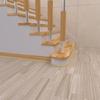 1Roll 78.74In Self-adhesive Bathroom Water Stopper Scalloped Corner Line Countertop, Wall, Ceiling Edge Decorative Strips