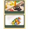 Toddler Montessori Toys 2 In 1 Wooden Magnetic Color & Number Maze with Drawing Board Color Sorting Counting Matching Toy
