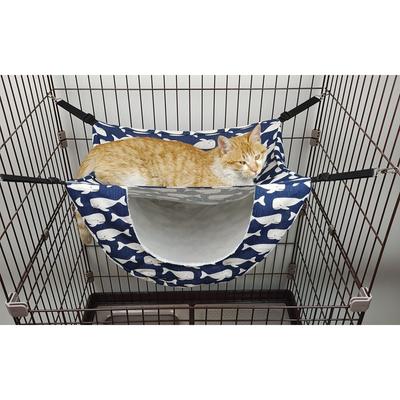 Pet Cat Hanging Hammock Double Layer Sleeping House Swing Toys Pet Supplies for Cats Rabbits Hamsters Ferrets Bed Mats
