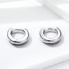 Silver Earrings, Small Hoops, Clasps, 925 Silver