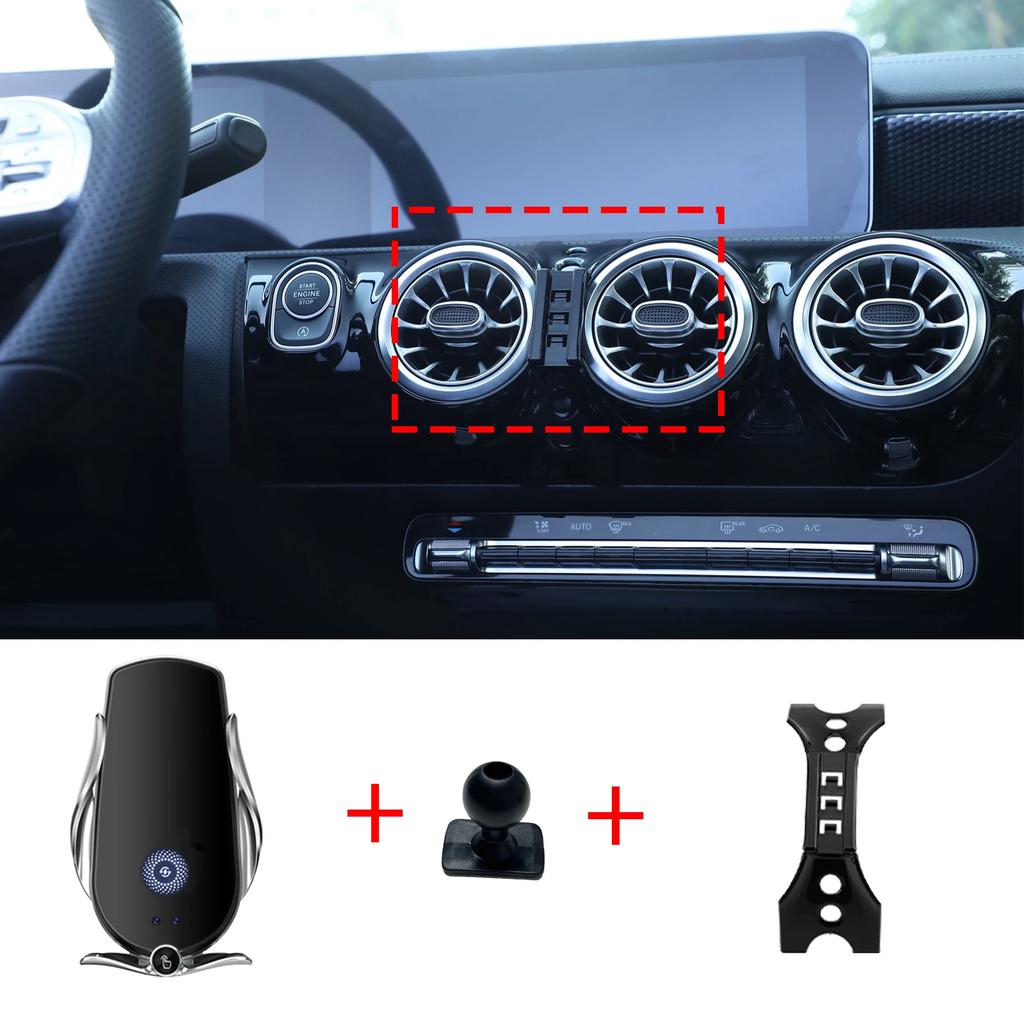 Car Mobile Phone Holder for Mercedes Benz A Class CLA A200 A180 W177 2019~ 2025 Navigation Stand Auto Accessories GPS Bracket