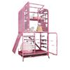 Cat Villa with Integrated Litter Box - Spacious, Secure Indoor Cage for Cats