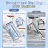 Transparent Pen Bag Stable Triangle Base Stationery Pouch Multi-functional Pencil Case  Students