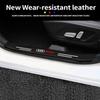 New 4pcs Carbon Fiber Car Emblem Welcome Pedal Protect Strip Sticker for T A3 8P A6 C5 A4 B6 B8 S4 RS4 S5 B9 S3 8V RS3 S6 S8 S2 7