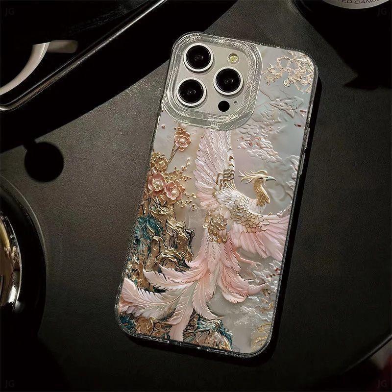 Patterned Floral Printed Clear Shell Mobile Cover Phone Case Covers TPU For Xiaomi Iphone Samsung Scratch Resistant Phone Cover