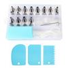 Decorating nozzle 33-piece set cake decorating nozzle household decorating bag cookie cream cake DIY tool baking set 1