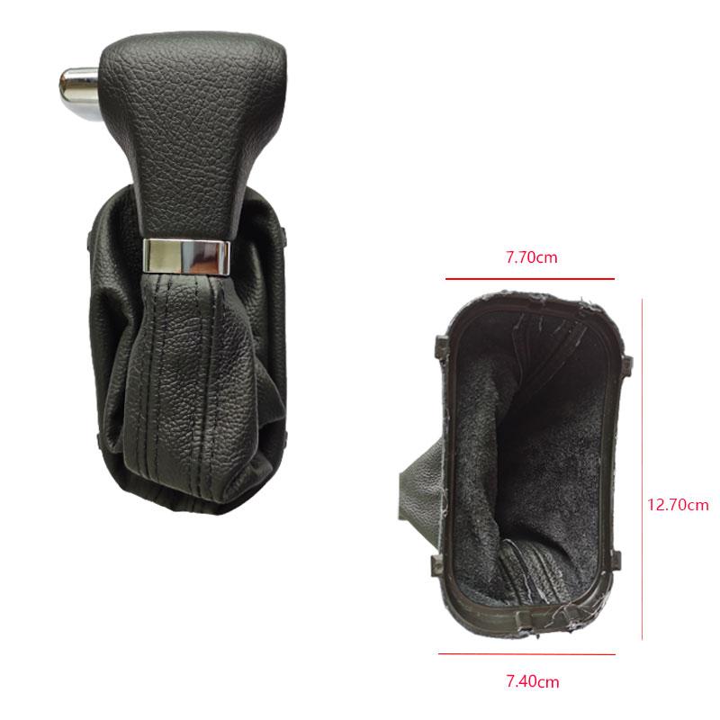 Automatic Car Shift Gear Knob Gaitor Leather Cover Shifter Lever Gear Stick Knob For Skoda VW Tiguan Touran Bora Passat