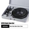 For Soft Wood PVC Board Plasterboard 5/8/13pcs Hole Saw Kit Drill Bit 19-127mm Hole Cutter Set